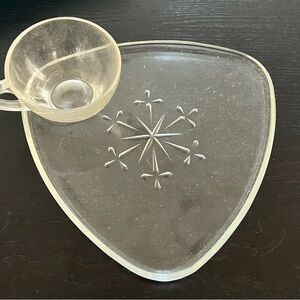 Indiana Glass Clear Snack Set (2 sets available)